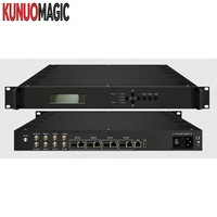 Sistema de Equipos para Cabecera de CATV KUNUOMAGIC, Modulador IP a 16/32 DVB-C, Procesador IP Multiservicio, Modulador IP QAM, Garantía de 5 Años