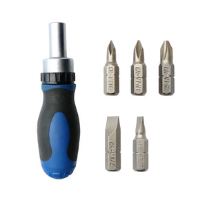 Ratcheting <b>Screwdriver</b> Set 1/4x25mm Bits Cross Phillips Ph0 Ph1 Ph2 3/16 1/4 Diy Repair Tool OEM - Product Image 4