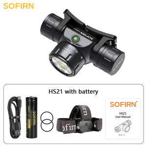 Linterna Frontal Potente <span class=keywords><strong>Sofirn</strong></span> HS21 de 2000 lm con Luz LED SFT40 Roja y Blanca, Recargable con Batería <span class=keywords><strong>18650</strong></span>, EDC con Sensor Infrarrojo - Product Image 5