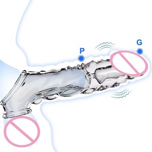 STELLAR PATH AAV Manchon réaliste pour pénis en TPE, réutilisable, extenseur de pénis, préservatif, retardateur d'éjaculation - Product Image 1