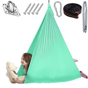 Produk terapi sensor autisme dalam dan luar ruangan, terapi lapisan ganda interaktif ayunan peluk - Product Image 1