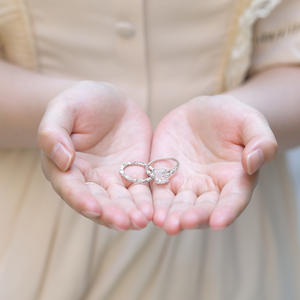 OAHLAN cincin pengantin perak murni 925 Ct, cincin pertunangan CZ potongan zamrud untuk wanita - Product Image 5