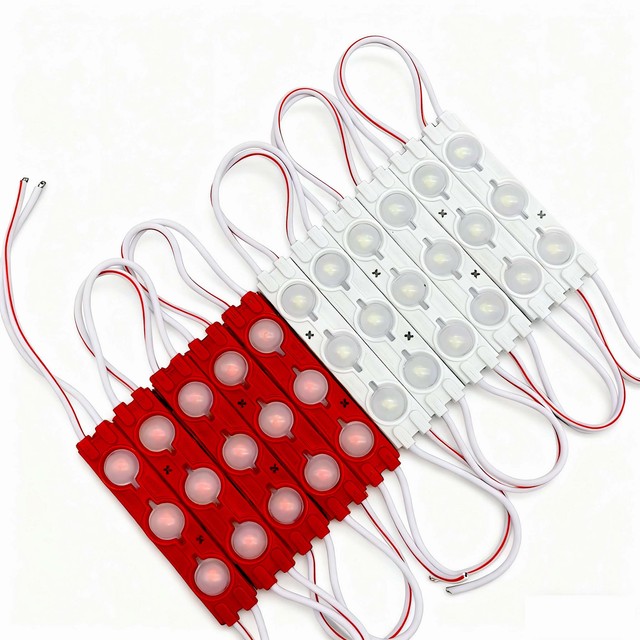 Wholesale Mini SMD 2835 LED Module 12V 3 LEDs 60 * 11mm 1.5W High Brightness IP65 Cold White Red for Signage &  Letters Lightbox