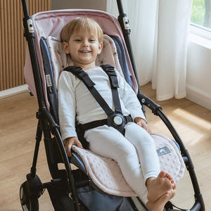 Forro de <span class=keywords><strong>asiento</strong></span> de <span class=keywords><strong>silla</strong></span> alta de bebé de tela transpirable de algodón cálido grueso cubierta de almohadilla de cochecito accesorios protectores de <span class=keywords><strong>coche</strong></span> - Product Image 2