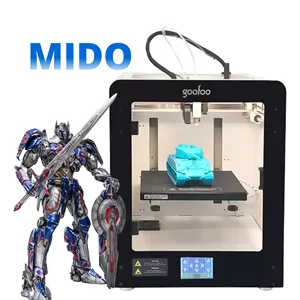 MIDO grosir mesin Printer 3D Printer 3d layar besar Resin cetak gigi cepat ukuran: 200*200*200mm FDM putih