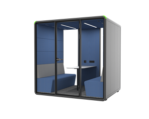 Fabricant de cabines de bureau, couleur personnalisée, cabine de bureau insonorisée mobile pour 4 personnes, système complet de ventilation et d'éclairage - Product Image 5