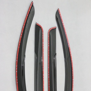 KQD Vente en gros Déflecteur de vent pour vitres de voiture, garniture décorative en PC, pare-soleil pour Honda Fit 2013-ON - Product Image 4