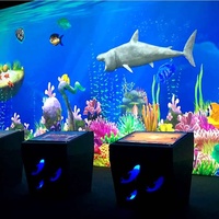 대화 형 벽 및 바닥 프로젝션 게임 어린이를위한 궁극의 3D 대화 형 바닥 프로젝션 매핑 자습서