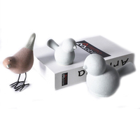 Petites figurines d'oiseaux en céramique, Mini oiseau artisanal, décoration de maison,
