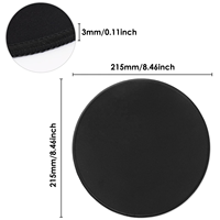 Tapis de souris personnalisés à bords cousus en gros, tapis de souris rond pour jeux sur PC, ordinateur portable, accessoires de jeu de bureau