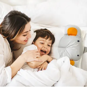 Calore pisolino organico lungo lavabile personalizzato morbido cotone neonato dormire proteggere testa animale cuscino peluche bambino