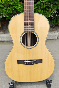 Brand Hot Selling Handmade 38 Inch Gloss Finishing Acoustic Guitar Solid Spruce <b>Top</b> Steel <b>String</b> Guitar - Product Image 3