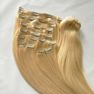 Extension de <span class=keywords><strong>cheveux</strong></span> Remy à clipser à double tirage Extensions de <span class=keywords><strong>cheveux</strong></span> 100% <span class=keywords><strong>cheveux</strong></span> humains à cuticule alignée - Product Image 4