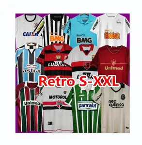 Flamengo Neymar JR Retro Soccer Jerseys Santos Romario Sao Paulo Gremio Fortaleza Palmeiras Fluminense Corinthia football shirt