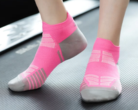 Chaussettes de sport unisexes à séchage rapide, antidérapantes, antibactériennes, avec technologie jacquard, pour la course à pied, très vendues