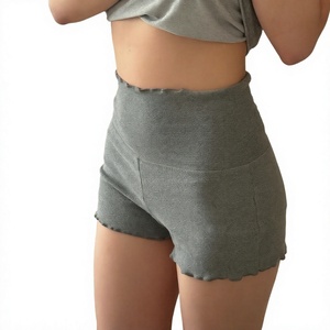 Pantalones Cortos de Yoga para Mujer, Estilo Vintage, Cintura Alta, Elásticos, Transpirables, Ajustados, Tipo Ballet, Pantalones Cortos para Dormir, Pijama - Product Image 3
