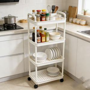 Rouleau de rangement multi-niveaux multifonctionnel pour gagner de la place, cuisine, salle de bain, chambre, coiffure, beauté, outils de rangement pour nail art - Product Image 3