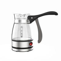 Bouilloire Électrique Pliable Pratique en Verre Anti-Ébullition à Sec 0,5 Litre Portable avec Arrêt Automatique et Rotation à 360 Degrés