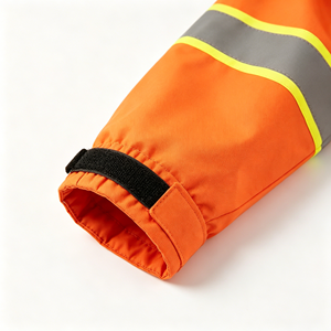 Hi Vis Bomber <b>Jacket</b> Waterproof Polyester Oxford Reflective Winter Safety Coat for <b>Construction</b> <b>Work</b> - Product Image 6
