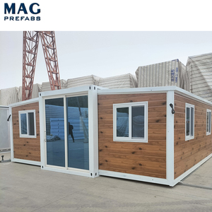 Maison préfabriquée moderne pliable et extensible, maison préfabriquée, bureau conteneur, maison <span class=keywords><strong>2</strong></span> chambres - Product Image 3