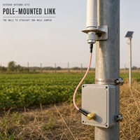 Câble d'extension d'antenne TNC mâle vers SMA mâle pour routeur sans fil, radio, passerelle IoT, amplificateur de signal