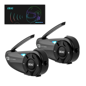 <span class=keywords><strong>Ejeas</strong></span> <span class=keywords><strong>Q2</strong></span> impermeable motocicleta intercomunicador auriculares ABS Bluetooth 5,1 casco intercomunicador para Moto - Product Image 1