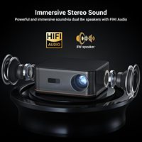 Projecteur portable Ultra HD 8K avec décodage, projection Amlogic, Wifi double bande, Android 9.0, audio, 12000 lumens