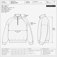 Service OEM – Sweat-shirt Homme 500 GSM à Col Zippé, Style Minimaliste Old Money, Coupe Boxy, Manches Raglan – Fournisseur