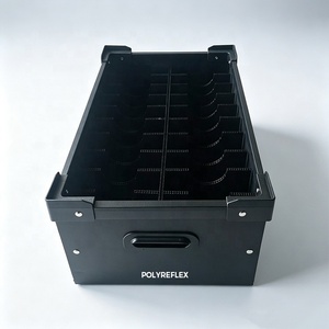 <span class=keywords><strong>Boîte</strong></span> de rangement ondulée en plastique <span class=keywords><strong>polypropylène</strong></span> personnalisée en gros avec séparateurs - Product Image 3
