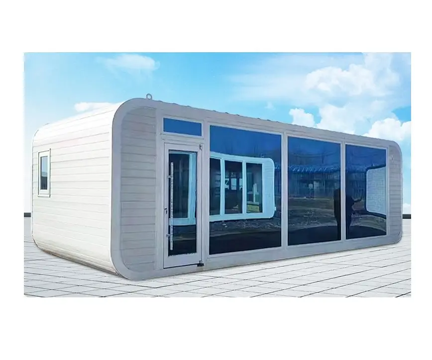 Mobile Bar Container Homes Foldable Luxury Mobile Living Prefab Folding Detachable Customizable Office House Modern Hotel CN;SHN