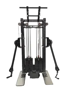 Máquinas de ejercicio Culturismo Fitness Dual Cable Entrenador funcional Máquina de cable de brazo libre