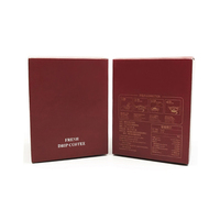 Boîtes d'emballage pour thé en papier de forme carrée, personnalisées, avec revêtement en papier, couleur pleine
