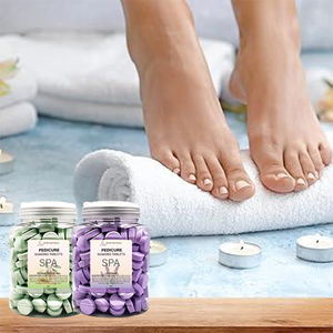 Tablettes de pédicure pour bain de pieds spa, fournitures de pédicure pour spa des pieds, naturelles et rafraîchissantes, se dissolvant rapidement et éliminant les impuretés, 1000g - Product Image 6