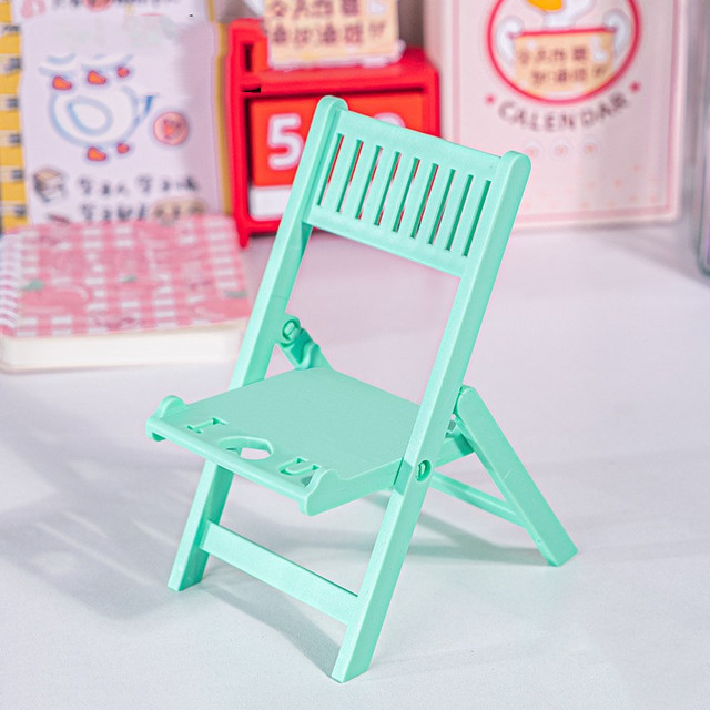 Universal Mobile Phone Foldable Chair Shape Mini Desktop Phone Holder