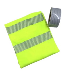 En471 Tc/Material de poliéster personalizado plata <span class=keywords><strong>3M</strong></span> coser en <span class=keywords><strong>cinta</strong></span> de rayas de advertencia reflectante para ropa - Product Image 1