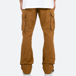 Logo personalizzato 100% cotone Casual da <span class=keywords><strong>uomo</strong></span> <span class=keywords><strong>con</strong></span> parasola <span class=keywords><strong>pantaloni</strong></span> <span class=keywords><strong>Cargo</strong></span> <span class=keywords><strong>con</strong></span> coulisse <span class=keywords><strong>elastico</strong></span> <span class=keywords><strong>in</strong></span> <span class=keywords><strong>vita</strong></span> impilati <span class=keywords><strong>pantaloni</strong></span> per <span class=keywords><strong>uomo</strong></span> - Product Image 4