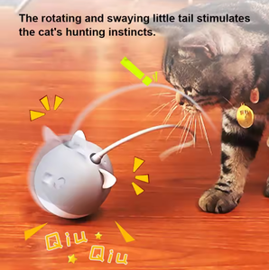 Juguete Interactivo para Gatos, Estilo Caricatura, Duradero, Moderno, Educativo, para Interiores, con Control Remoto Automático, Ecológico, de ABS y Silicona - Product Image 4