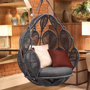 Muebles de exterior para Patio, jardín, balcón, columpio, hamaca, cesta de hojas de ratán, columpio, cojín colgante, silla para balcón, dormitorio - Product Image 1