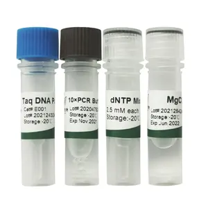 PCR реагенты биологические химические вещества без Mg2 + 500U Taq ДНК-полимеразные ферменты 100T