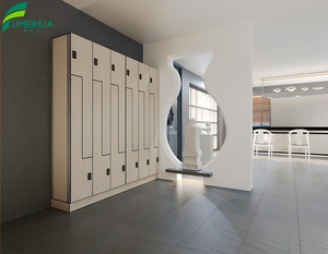 Dressing démontable Pro Player Locker avec clé et serrure électronique Matériau stratifié compact HPL assemblé - Product Image 6