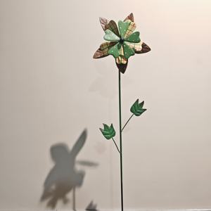 สปินเนอร์ลมจลน์โลหะสำหรับสวนกลางแจ้งรูปปั้นเสาเครื่องประดับลมเหล็กชิ้นส่วนสปินเนอร์ - Product Image 4