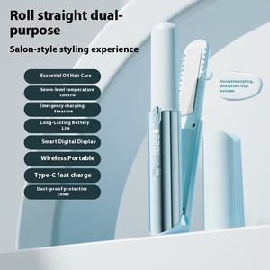 Fer plat à ultrasons infrarouge pour soin des <span class=keywords><strong>cheveux</strong></span> Fer à lisser ionique professionnel pour soins personnels Appareils de beauté avec écran LCD - Product Image 3