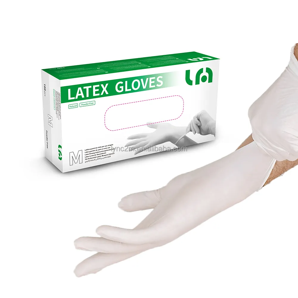 2022 Hot Sale Exam Gloves Latex Rubber latex surgical glove