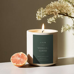 Vela Aromática AIKUN de Cera de Soya Natural, Hecha a Mano, en Frasco de Vidrio, Quema Limpia, para Decoración del Hogar, Venta al Por Mayor, Marca Privada - Product Image 3