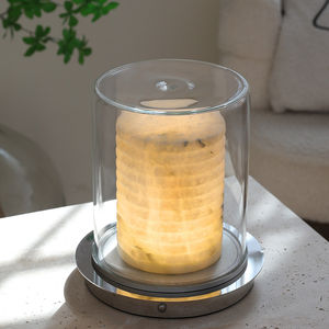 Table <b>Lamp</b> Glass Cylinder Led <b>Touch</b> Control E27 Base Eye Caring <b>Bedside</b> Lighting Nordic Modern Decor - Product Image 1