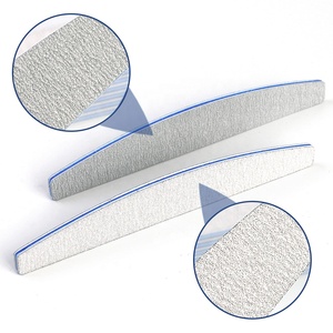 Bán Buôn Giấy Nhám Lime Nail Chuyên Nghiệp Tập Tin 80/100/150/180/240 Double-Sided Oem Tùy Chỉnh In Logo Top <span class=keywords><strong>Zebra</strong></span> Nail Tập Tin - Product Image 4