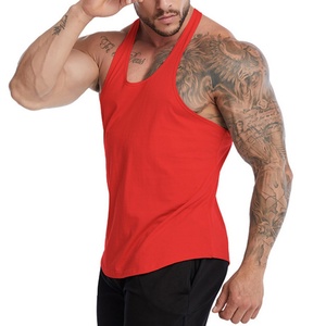Camiseta Deportiva de Algodón con Diseño Personalizado a Precio de Mayoreo, Camiseta Interior para Entrenamiento, Camiseta sin Mangas para Gimnasio, Chaleco para Hombre - Product Image 4