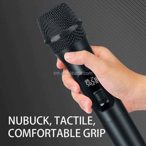 TNH K8, el más nuevo, micrófono inalámbrico VHF de 4 canales, micrófono de mano, distancia de 100 metros, señal fuerte, puesta en escena, KTV - Product Image 3
