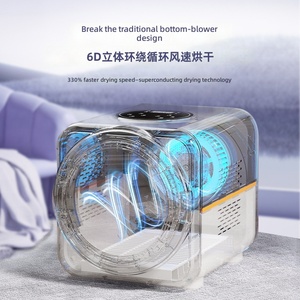 Asciugatore Intelligente per Animali Domestici Transfrontaliero, Completamente Automatico, Funzionamento Silenzioso, Grande Capacità per Cani e Gatti, <span class=keywords><strong>Sterilizzazione</strong></span> a Ioni Negativi HM-CW02 - Product Image 3