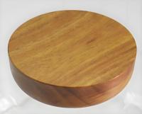 Bol à fruits en verre borosilicaté écologique avec bord doré et couvercles en bois Plateau de service à pied pour le salon ou la réception